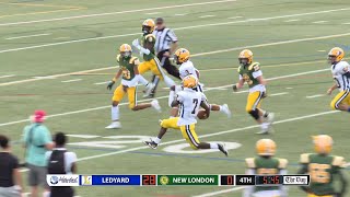 Highlights Ledyard 35 New London 0 [upl. by Schaumberger6]