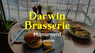 Darwin Brasserie  Monument London UK Brunch  Food Tour [upl. by Farleigh970]