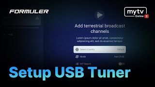 MYTVOnline 3  USB Tuner Setup [upl. by Remy]