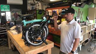 2019 brompton black edition [upl. by Ddal]