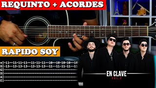 Tutorial  Rapido soy  Clave Especial  Requinto  Acordes  TABS [upl. by Roxine]