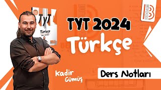 48 TYT Türkçe  Noktalama İşaretleri 1  Kadir GÜMÜŞ  2024 [upl. by Tobiah]