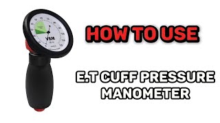 Cuff pressure manometer  How to use Cuff pressure manometer cuffpressuremanometer [upl. by Atlanta226]