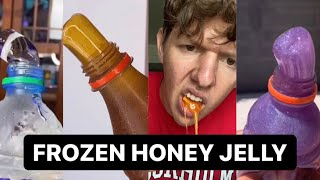 TRYING FROZEN HONEY JELLY Shorts [upl. by Persons589]