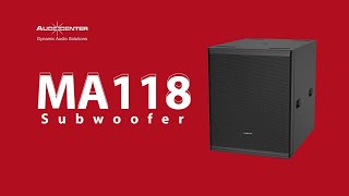 Subwoofer MA118  AUDIOCENTER [upl. by Jonell866]