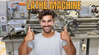 Lathe machine  Lathe machine wokring lathemachine lathe machine [upl. by Uolyram]