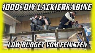 DIY Low Budget Lackierkabine bauen Es geht weiter  ultraviolencegang [upl. by Temhem]