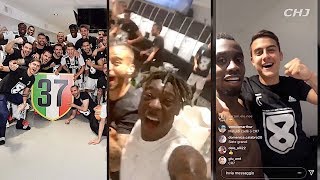 Juventus Campione DItalia 20182019  I FESTEGGIAMENTI NELLO SPOGLIATOIO  CHJ [upl. by Gutow]