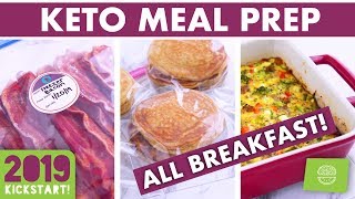 Keto Meal Prep Breakfast Ideas kickstart2019 [upl. by Jael]