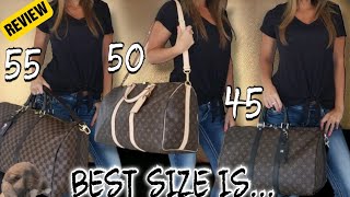 LV Keepall Comparison Review 2024 Updated Review [upl. by Hendon]