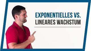 Exponentielles Wachstum vs Lineares Wachstum  Mathe by Daniel Jung [upl. by Gittel968]