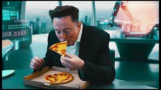 Elon Musk’s Pineapple amp Pepperoni Pizza Break [upl. by Azenav728]