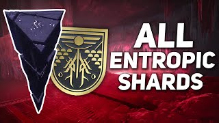 All 9 Entropic Shard Locations  Destiny 2 Beyond Light Splintered Title amp Aspect Quest Guide [upl. by Etteuqaj]