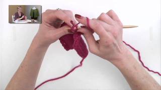 Knitting Help  Purl Through the Back Loop ptbl [upl. by Aiblis]