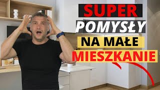 JAK URZĄDZIĆ MAŁE MIESZKANIE I UZYSKAĆ WIĘCEJ MIEJSCA W MIESZKANIU POMYSŁY NA MAŁE MIESZKANIE [upl. by Mungovan]