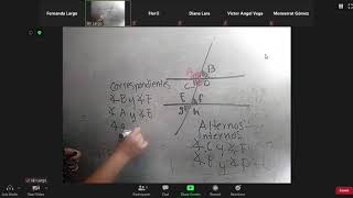 Angulos formados entre dos líneas paralelas cortadas por una tangente [upl. by Gnuhn152]