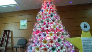 CHRISTMAS TREE MADE IN RECYCLED MATERIALS [upl. by Jaynell]