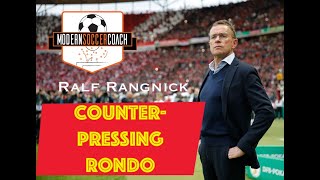 Ralf Rangnick  Intense amp Aggressive CounterPressing Rondo [upl. by Keating]