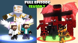 HEROBRINE BROS SEASON 7 FULL EPISODE HELL PRISON THE MOVIE  Minecraft Animations [upl. by Annahsor]