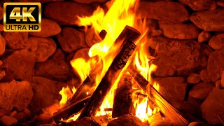 24 Hours New Year Fireplace with Burning Logs 🔥 Cozy Fireplace 4K amp Crackling Fire Sounds for Relax [upl. by Segroeg297]