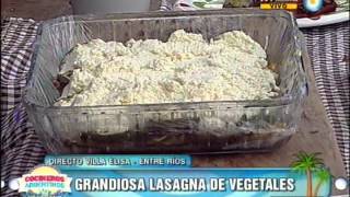 Lasagna de vegetales entrerriana [upl. by Hildie726]