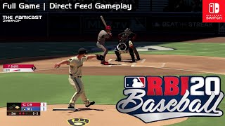 RBI Baseball 20  Full Game  Direct Feed Gameplay  Switch [upl. by Waterer]