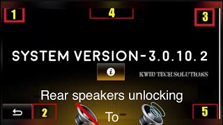 Renault Medianav 30102 rear speakers unlocking  Hindi [upl. by Kcoj]