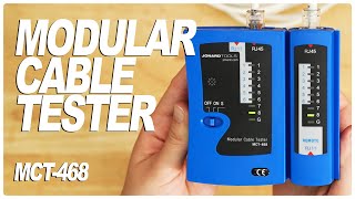 Jonard Tools Modular Cable Tester MCT468 Product Video [upl. by Nnayr]