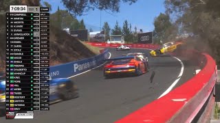 Bathurst 12 Hours 2024  WRT BMW 32 HUGE CRASH [upl. by Naihs]