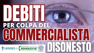 190000€ di DEBITI per colpa del COMMERCIALISTA che lo ha TRUFFATO [upl. by Ainessey451]