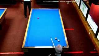 Raymond Ceulemans vs Efren Reyes 712 Balkline part BlomdahlRaiford commentary [upl. by Nynahs29]