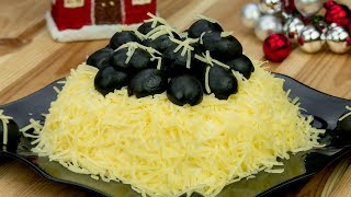 Este salata nr 1 pentru masa de Revelion și se numește ”Perle negre pe zăpadă”  SavurosTV [upl. by Meldoh43]