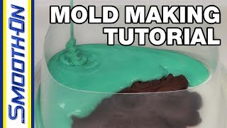 How To Make a Simple One Piece Silicone Mold  Pour On [upl. by Acirred]