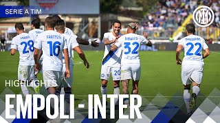 EMPOLI 01 INTER  HIGHLIGHTS  SERIE A 2324 ⚫🔵🇬🇧 [upl. by Suiratnod514]