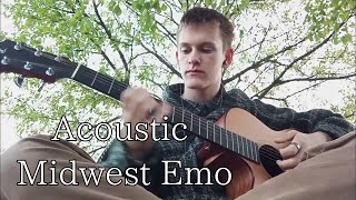 Acoustic Midwest Emo riff outdoors in Drop D [upl. by Gorton]