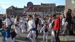 Padstow May Day 2018 local childrens parade at 8am [upl. by Suoirred]