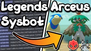 2023 POKEMON LEGENDS ARCEUS SYSBOT TUTORIAL  Sysbot Discord Server  How To Get Any Shiny [upl. by Lunn]