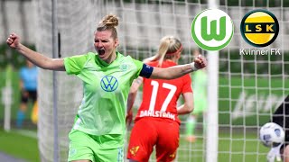 VfL Wolfsburg  Lillestrøm SK 20  Highlights UWCL Achtelfinale [upl. by Valida]