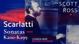 Scarlatti by Scott Ross  Harpsichord Sonatas K200  K299  K208  Presentation Centurys record [upl. by Tia]