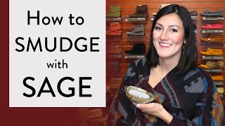 How to Smudge with Sage 😌Smudging to Purify your HOUSE with SAGE [upl. by Roxy]