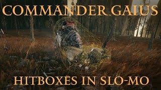 HITBOX SHOWCASE IN SLOMO  Commander Gaius  ELDEN RING [upl. by Doralia357]