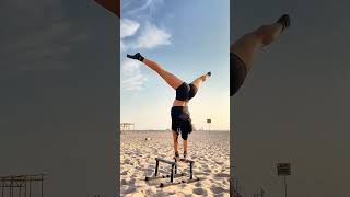 Arm Lift Hip Split Flexibility Easy Stretch Yoga Flow shorts yoga yogaexercise [upl. by Elleniad495]