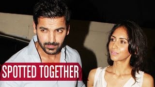 John Abraham amp Priya Runchal Spotted Together  Bollywood News [upl. by Hteazile559]