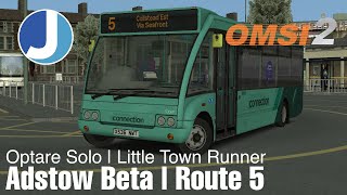 OMSI 2  The Adstow Project  First Looks  Route 5  Optare Solo [upl. by Olympie]