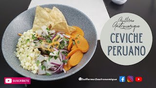 CEVICHE PERUANO  RECETA FÁCIL [upl. by Immak]