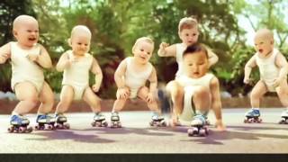 Baby dance in roller pub EVIAN and GANGNAMSTYLE [upl. by Sewell]