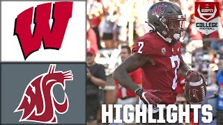 Wisconsin Badgers vs Washington State Cougars  Full Game Highlights [upl. by Madda759]