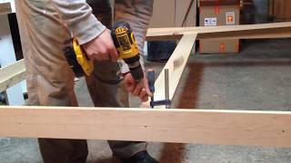 Queen Size Bed Frame DIY [upl. by Verna606]