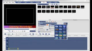 Ulead video studio tutorial part 9 [upl. by Ainesej]