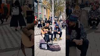 HallelujahCardiff Busker🎵040424 [upl. by Hayouqes]